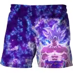 Cosmic Ultra Instinct Goku Galaxy DBZ Shorts for Children