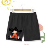 DBZ Kid Goku Sleeping Adidas Logo Parody Children's Shorts