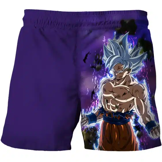 DBZ Ultra Instinct Goku Battle Aura Purple Boys' Shorts