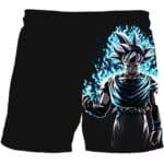 Dragon Ball Goku Ultra Instinct Blue Flame Boys' Shorts