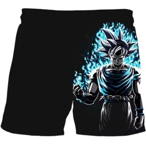 Dragon Ball Goku Ultra Instinct Blue Flame Boys' Shorts