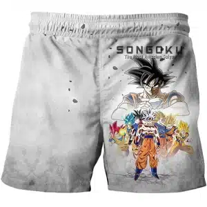 Dragon Ball Son Goku Saiyan Evolutions Art Boys' Shorts