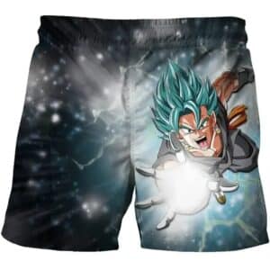 Dragon Ball Super Vegito Blue Burst Attack Shorts for Boys