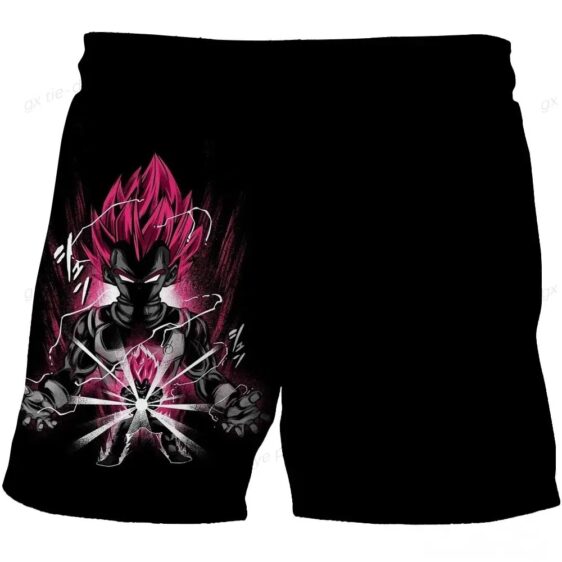 Dragon Ball Vegeta Rose Energy Burst Epic Black Boys' Shorts