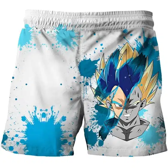 Dragon Ball Vegeta Super Saiyan Paint Splatter Kids Shorts