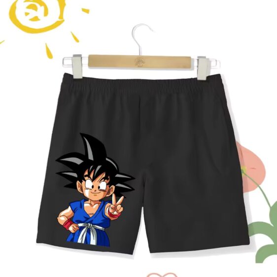 Dragon Ball Z Kid Cute Goku Victory Pose Shorts for Kids