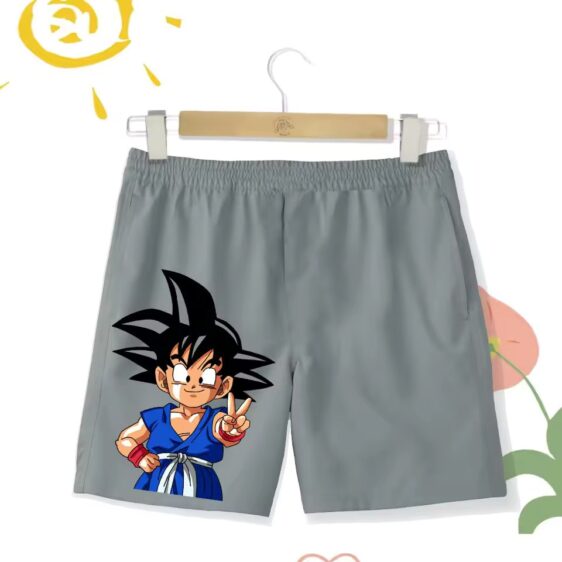 Dragon Ball Z Kid Cute Goku Victory Pose Shorts for Kids