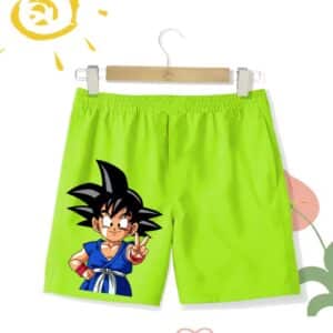 Dragon Ball Z Kid Cute Goku Victory Pose Shorts for Kids