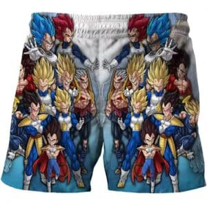 Dragon Ball Z Vegeta Saiyan Evolutions Shorts for Boys