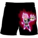 Goku Black Saiyan Rose Power Surge Pink Aura Kids Shorts