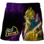 Just Saiyan DBZ Vibrant SSJ2 Goku Shorts for Children