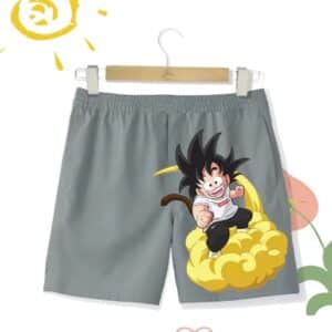 Kid Goku Nimbus Cloud Ride Dragon Ball Z Shorts for Kids