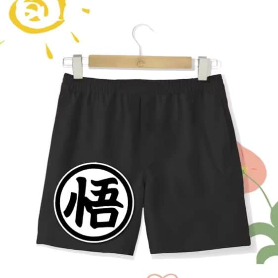 Son Goku Wisdom Go Kanji Symbol DBZ Shorts for Children