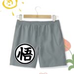 Son Goku Wisdom Go Kanji Symbol DBZ Shorts for Children