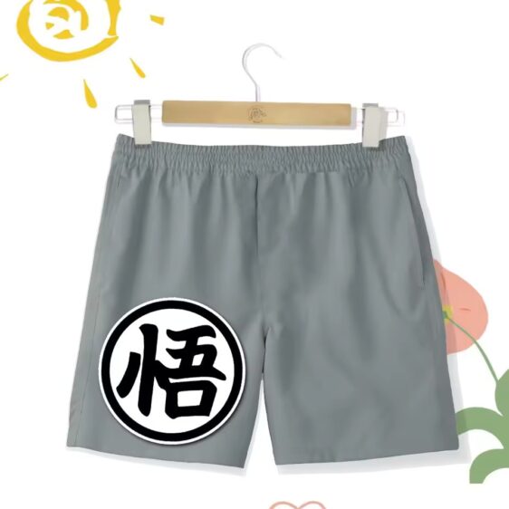 Son Goku Wisdom Go Kanji Symbol DBZ Shorts for Children