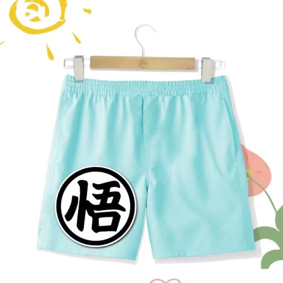 Son Goku Wisdom Go Kanji Symbol DBZ Shorts for Children