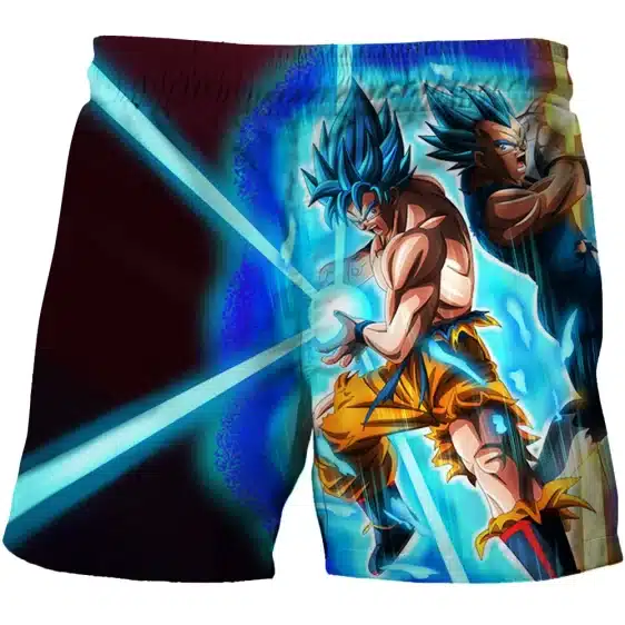 Super Saiyans Goku & Vegeta Energy Blast Shorts for Boys