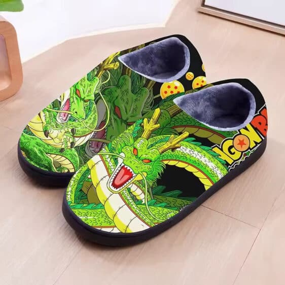 Dragon Ball Z Shenron Eternal Dragon Black Plush Slippers