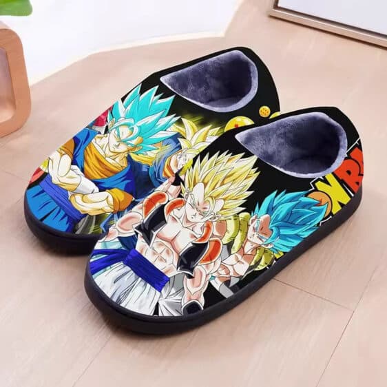 Dragon Ball Z Vegito and Gogeta Fusion Art Slippers