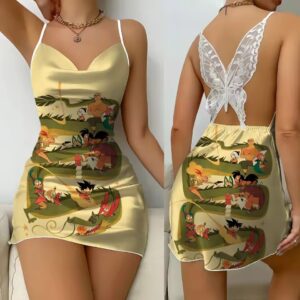 Dragon Ball Kid Goku Shenron Fairytale Adventure Slip Dress