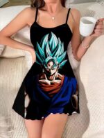 Dragon Ball Saiyan Fusion Vegito Power Aura Slip Dress