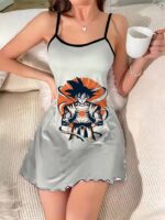 Dragon Ball Z Goku Kamehameha Energy Blast Sexy Slip Dress