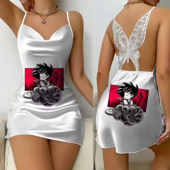 Dragon Ball Z Kid Goku Flying Nimbus Cloud Slip Dress