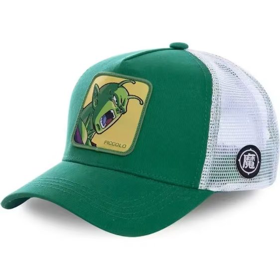 Namekian Warrior Piccolo Scream DBZ Green White Trucker Hat