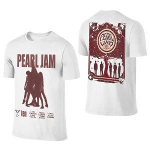 Pearl Jam Ten Album Members Silhouette T-Shirt (Kids & Adults)