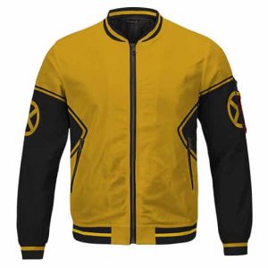 Amazing X-men Classic Black And Yellow Theme Varsity Jacket (Kids & Adults)