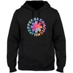 Red Hot Chili Peppers Tie-Dye Logo Black Unisex Hoodie (Kids & Adults)