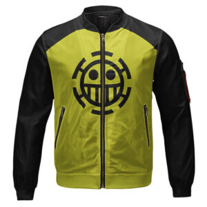 Trafalgar Law Heart Pirates Logo Cosplay Varsity Jacket (Kids & Adults)