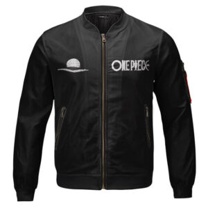 One Piece To Be Continued Ending Quote Black Bomber Jacket (Kids & Adults)