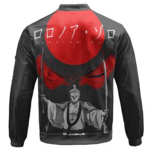 Pirate Hunter Roronoa Zoro Swordsman Dope Black Bomber Jacket (Kids & Adults)