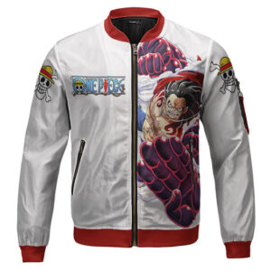 Luffy's Gear Fourth Technique One Piece Bomber Jacket (Kids & Adults)