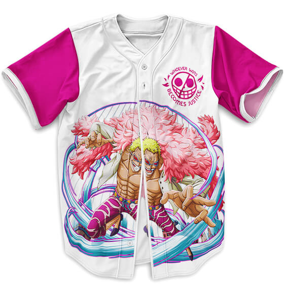 BSJ706 - Stylish Donquixote Doflamingo One Piece Baseball Uniform MAIN