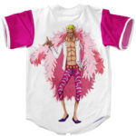 BSJ706 - Stylish Donquixote Doflamingo One Piece Baseball Uniform SUB2