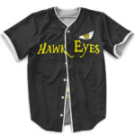 BSJ712 - One Piece Dracule Mihawk Black Stylish Baseball Uniform MAIN