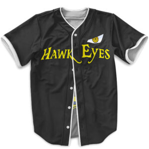 One Piece Dracule Mihawk Black Stylish Baseball Uniform (Kids & Adults)