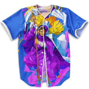 Comfortable Issho Fujitora Art Design One Piece Baseball Jersey (Kids & Adults)