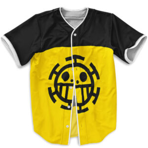 Heart Pirates Icon Trafalgar Law Cosplay Baseball Shirt (Kids & Adults)