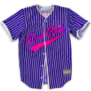 Devil Child Nico Robin Striped One Piece Baseball Uniform (Kids & Adults)