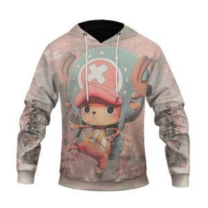 One Piece Adorable Tony Tony Chopper Snow Artwork Hoodie (Kids & Adults)