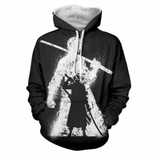 One Piece Roronoa Zoro Shadow Black White Concept Trending Hoodie (Kids & Adults)