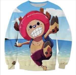 Doctor Tony Tony Chopper - One Piece Holidays Beach 3D Sweatshirt (Kids & Adults)