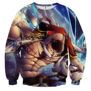 Funny One Piece White Beard Amazing Anime Design Sweatshirt (Kids & Adults)