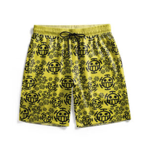Heart Pirates Skull Logo Dope Men’s Swim Shorts (Kids & Adults)