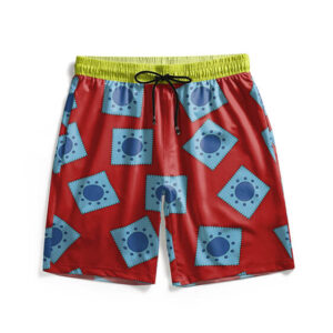 Monkey D. Luffy Wano Arc Pattern Red Board Shorts (Kids & Adults)