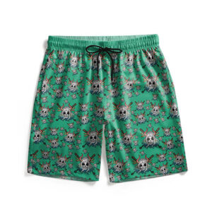 One Piece Yamato Skull Mark Pattern Swim Trunks (Kids & Adults)