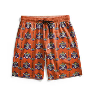 Portgas D. Ace Jolly Roger Pattern Beach Shorts (Kids & Adults)